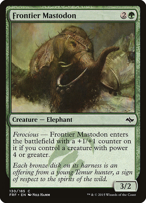 Frontier Mastodon (Fate Reforged #130)