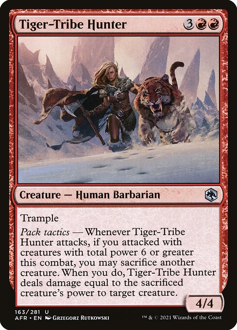 Chasseresse de la tribu du Tigre|Tiger-Tribe Hunter