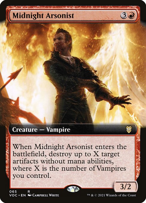 Midnight Arsonist (Crimson Vow Commander #65)