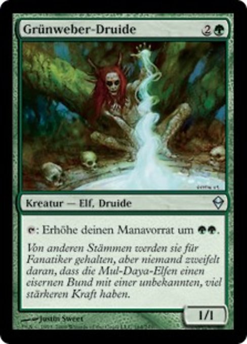 Grünweber-Druide