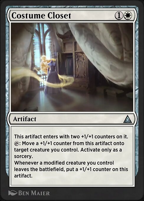 Costume Closet magic the gathering card art