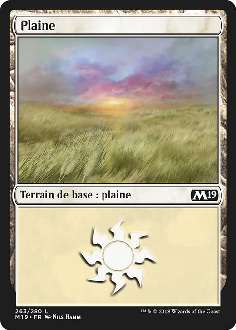 Plains (Core Set 2019 #263)