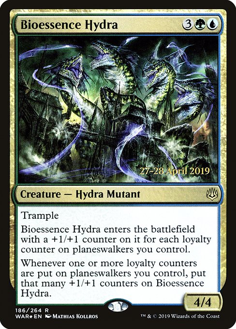 Bioessence Hydra (War of the Spark Promos #186s)