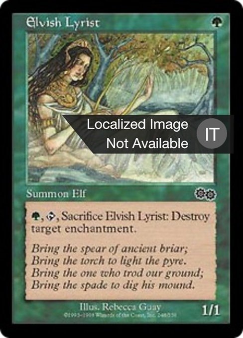 Elvish Lyrist (Urza's Saga #248)