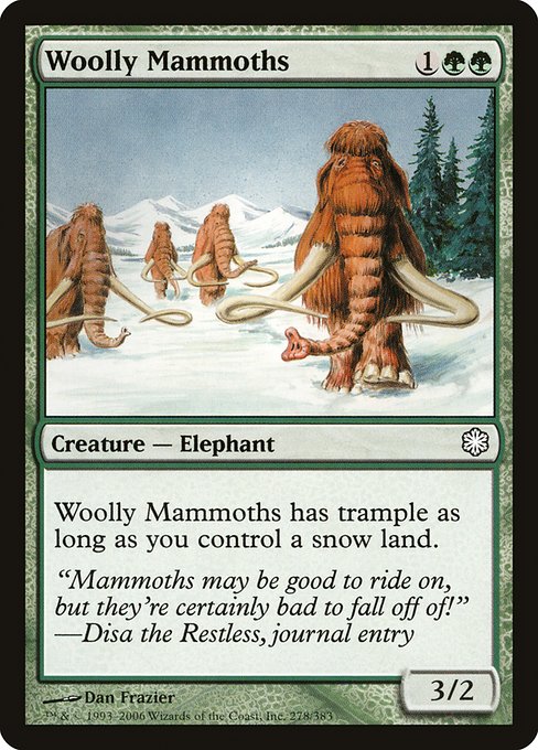 Woolly Mammoths (Coldsnap Theme Decks #278)