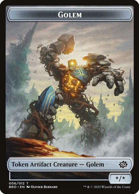 Golem (The Brothers' War Tokens #6)