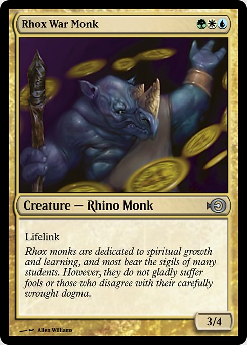 Rhox War Monk (Magic Online Promos #40088)