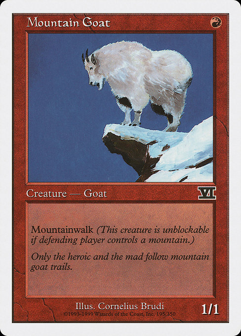 Mountain Goat (Classic Sixth Edition #195)