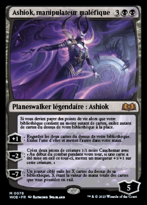 Ashiok, Wicked Manipulator (Wilds of Eldraine #78)