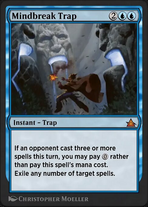 Mindbreak Trap magic the gathering card art