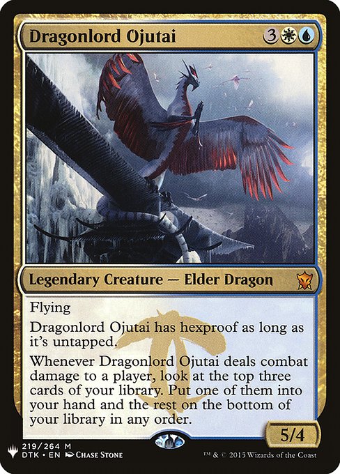 Dragonlord Ojutai (The List #DTK-219)