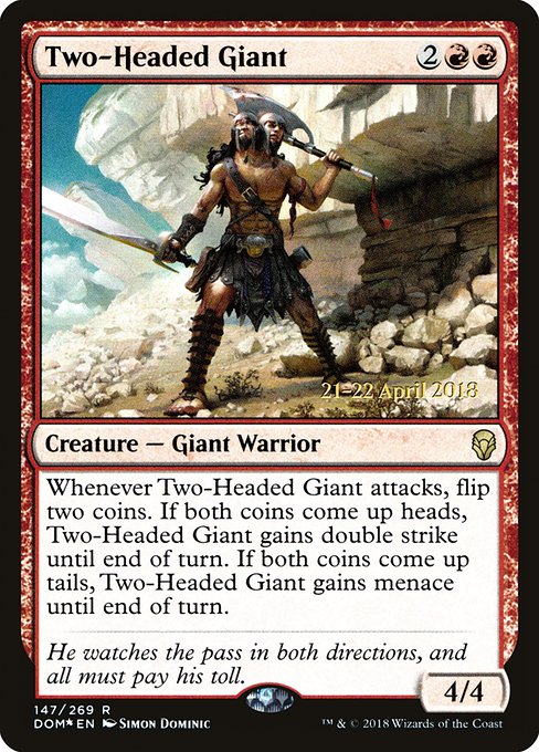 Two-Headed Giant (Dominaria Promos #147s)