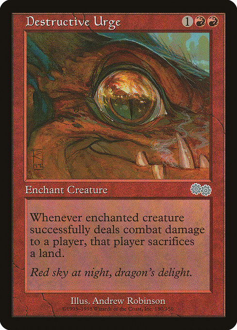 Destructive Urge (Urza's Saga #180)