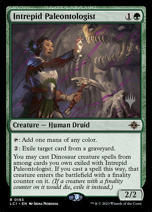 Intrepid Paleontologist (The Lost Caverns of Ixalan Promos #193p)