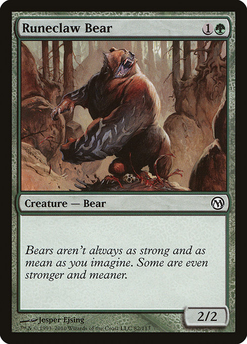 Runeclaw Bear (Duels of the Planeswalkers #82)