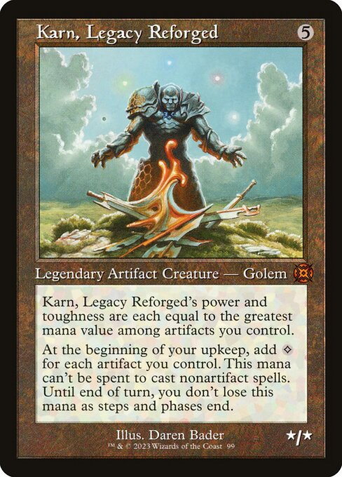 Karn, Legacy Reforged (Retro Frame)