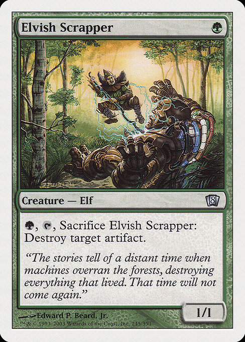 Elvish Scrapper (Eighth Edition #245)