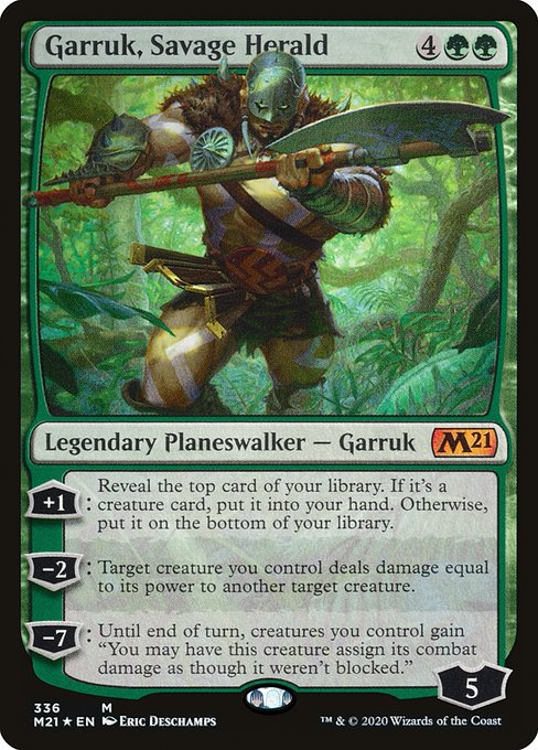 Garruk, Savage Herald (m21) 336 Garruk, Savage Herald (m21) 336
