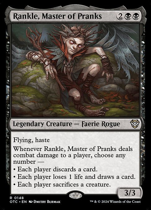 Rankle, Master of Pranks (Outlaws of Thunder Junction Commander #148)