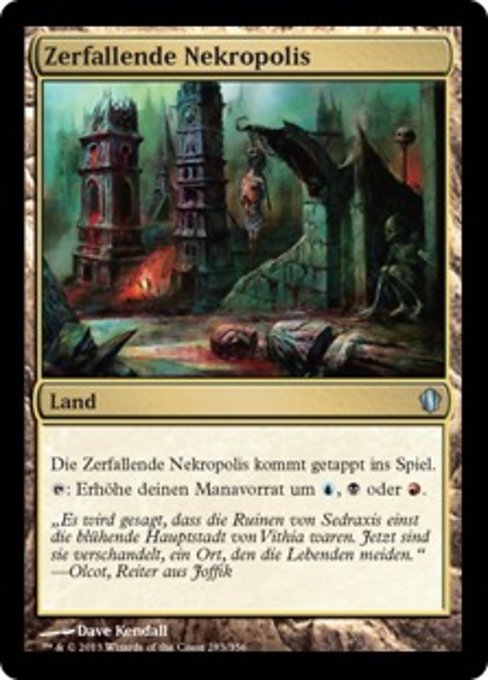Crumbling Necropolis (Commander 2013 #283)