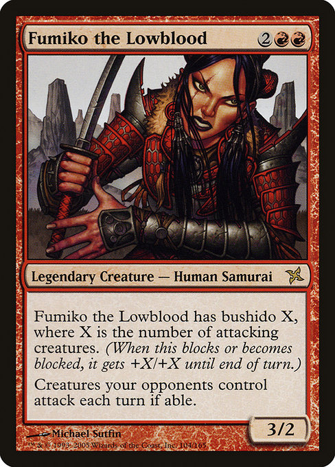 Fumiko the Lowblood (Betrayers of Kamigawa #104)