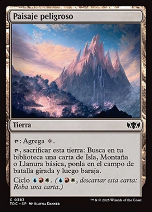 Paisaje peligroso