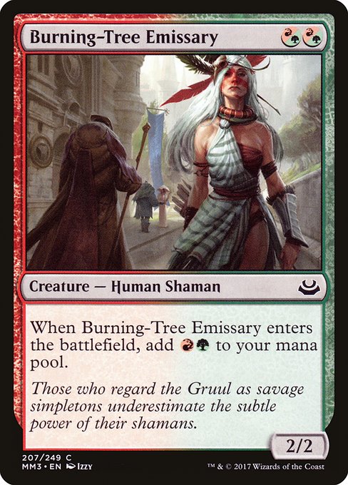 Burning-Tree Emissary (Modern Masters 2017 #207)