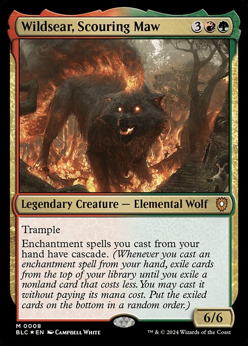 Wildsear, Scouring Maw card