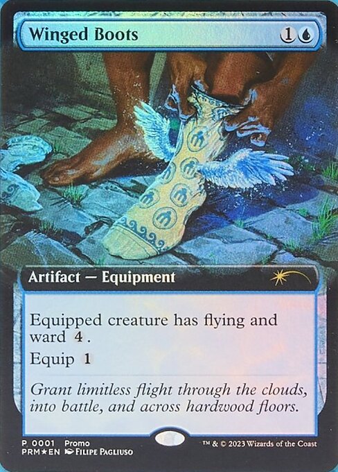 Winged Boots card image