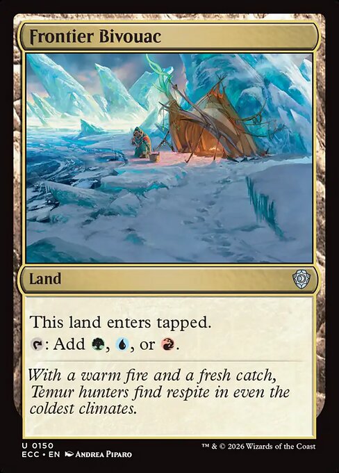 Frontier Bivouac magic the gathering card art