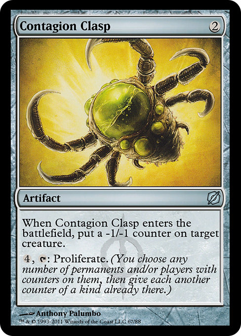 Contagion Clasp (Duel Decks: Mirrodin Pure vs. New Phyrexia #67)