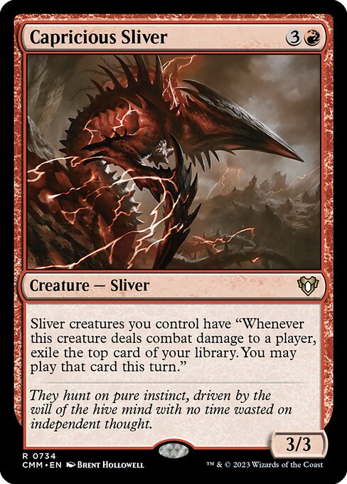 Capricious Sliver (Commander Masters #734)