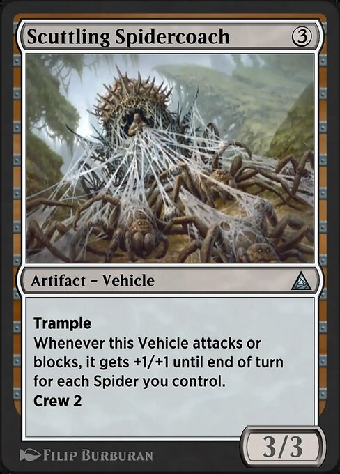 Spider-Mobile magic the gathering card art