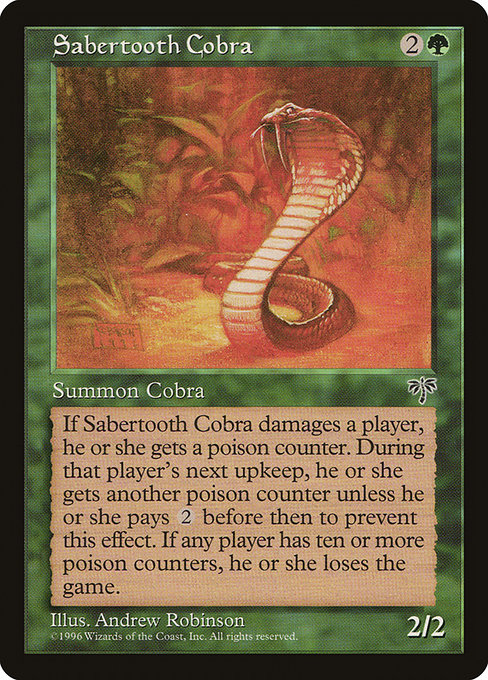 Sabertooth Cobra (Mirage #238)