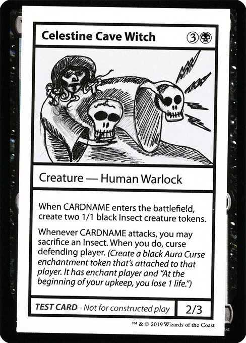 Celestine Cave Witch (Mystery Booster Playtest Cards 2021 #37)