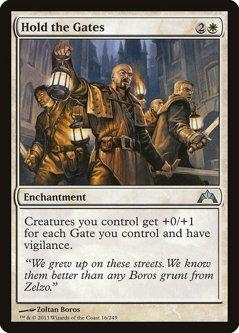 Hold the Gates (Gatecrash #16)