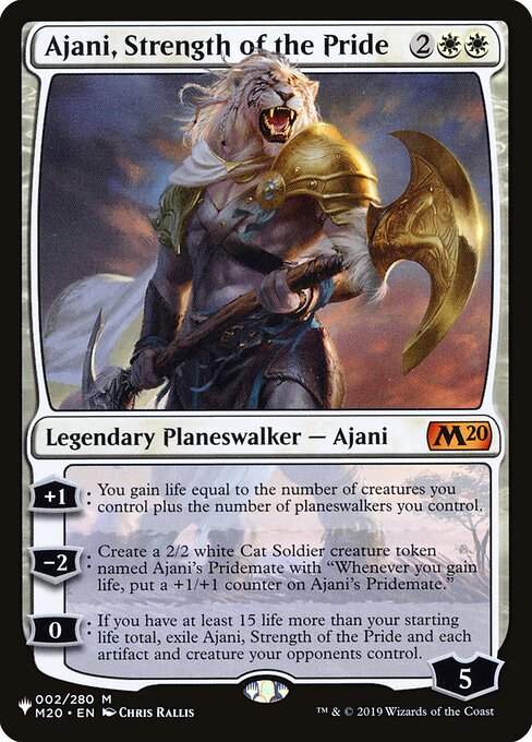 Ajani, Strength of the Pride (The List #M20-2)