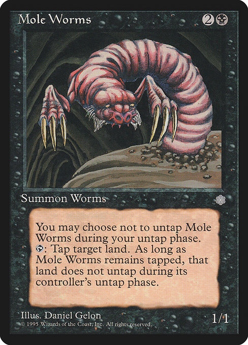 Vers fouisseurs|Mole Worms