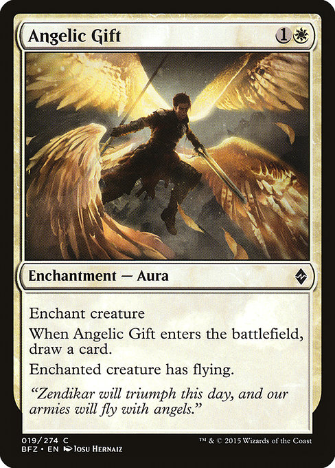 Angelic Gift (Battle for Zendikar #19)