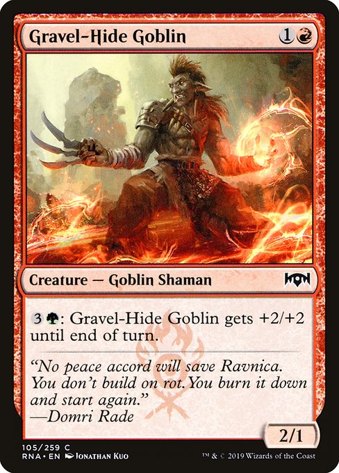 Gravel-Hide Goblin (Ravnica Allegiance #105)