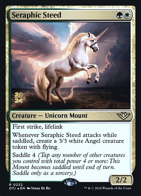 Seraphic Steed (Outlaws of Thunder Junction Promos #232s)