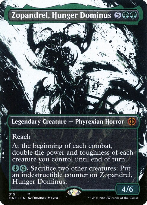 Zopandrel, Hunger Dominus – Borderless (Foil Phyrexia: All Will Be One)