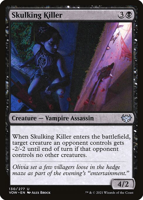 Tueuse indolente|Skulking Killer