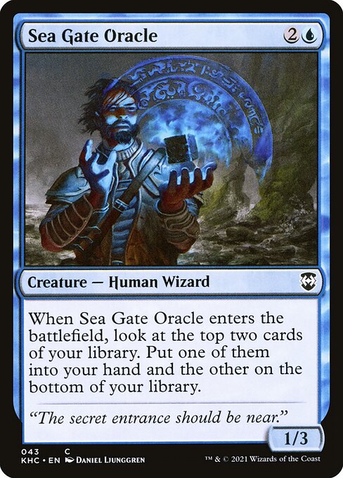 Sea Gate Oracle (Kaldheim Commander #43)