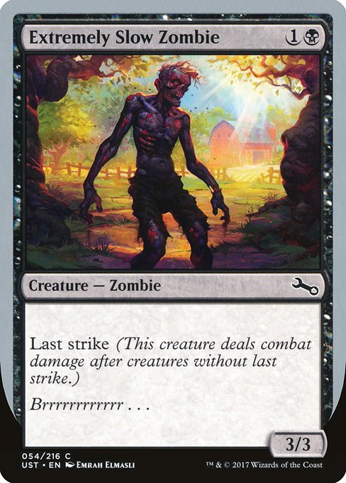 Extremely Slow Zombie (Unstable #54a)