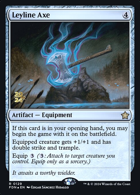 Leyline Axe (Foundations Promos #129s)