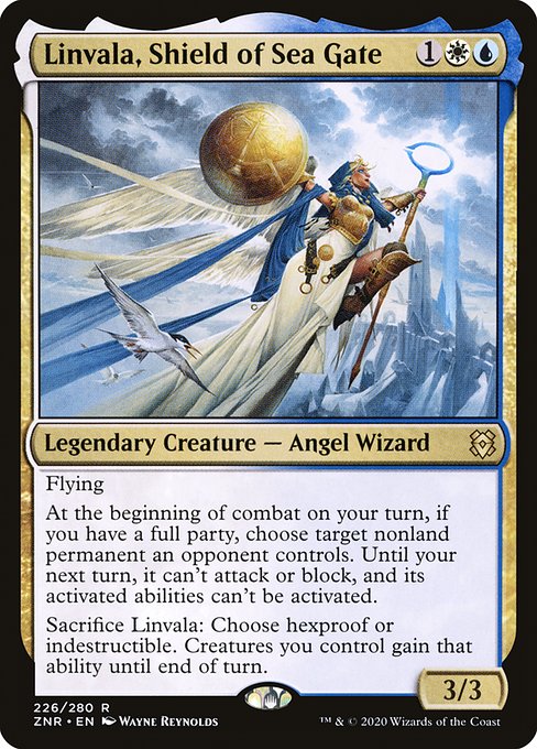 Linvala, Shield of Sea Gate (Zendikar Rising #226)