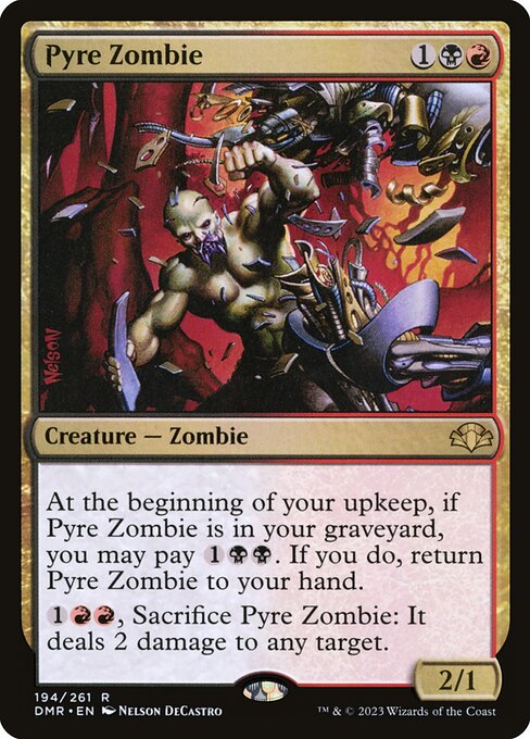 Pyre Zombie (Dominaria Remastered #194)