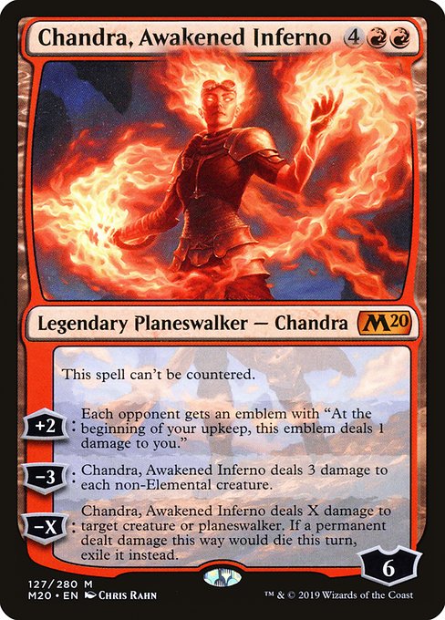Chandra, Awakened Inferno (Core Set 2020 #127)