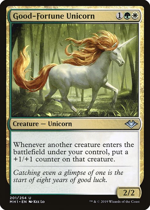 Good-Fortune Unicorn card image